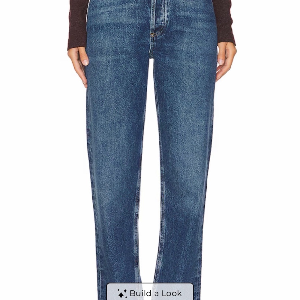 Agolde 90s Pinch Waist High Rise Straight Jeans in Control
